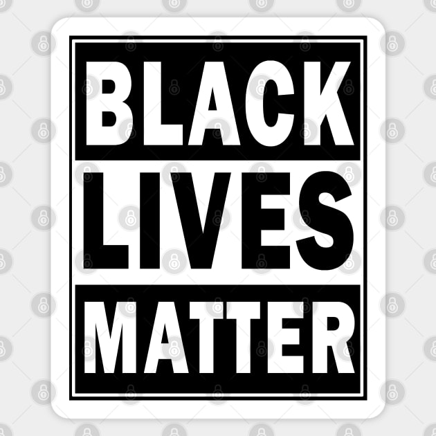 Black lives matter Sticker by valentinahramov
